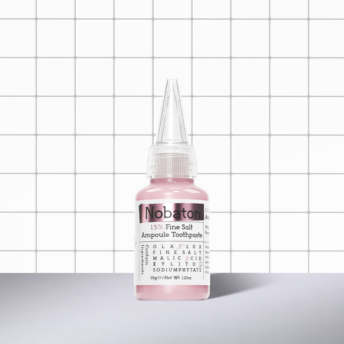 Nobaton. 1.5%Fine Salt Ampoule Toothpaste（35g/1.23 oz ×3）
