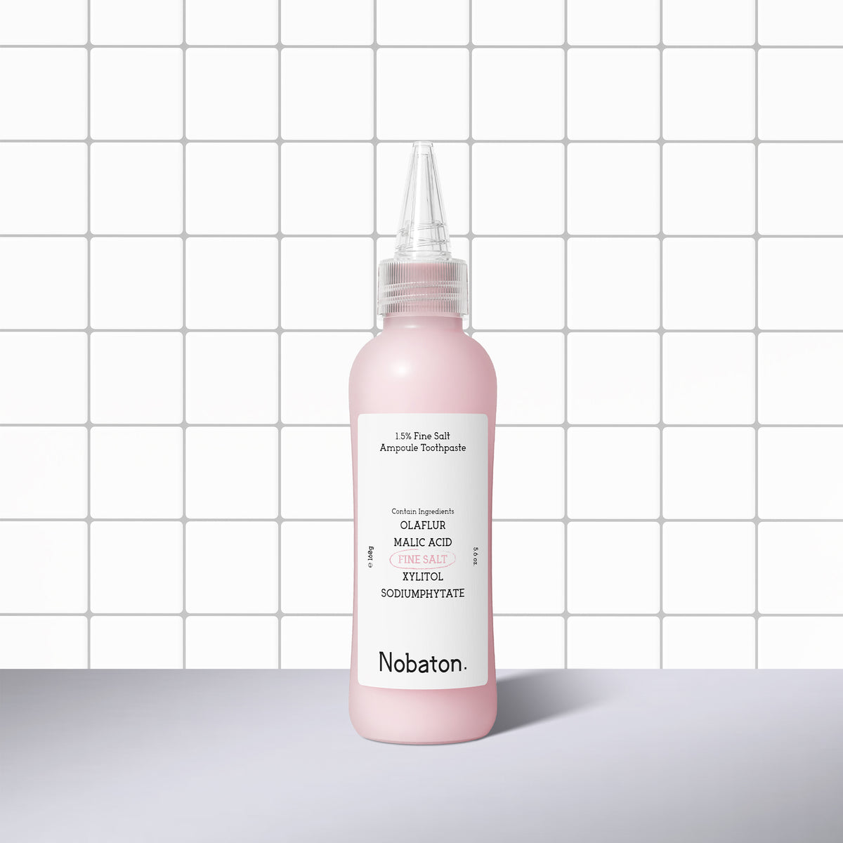 Nobaton. 1.5%Fine Salt Ampoule Toothpaste（160g/5.6 oz）