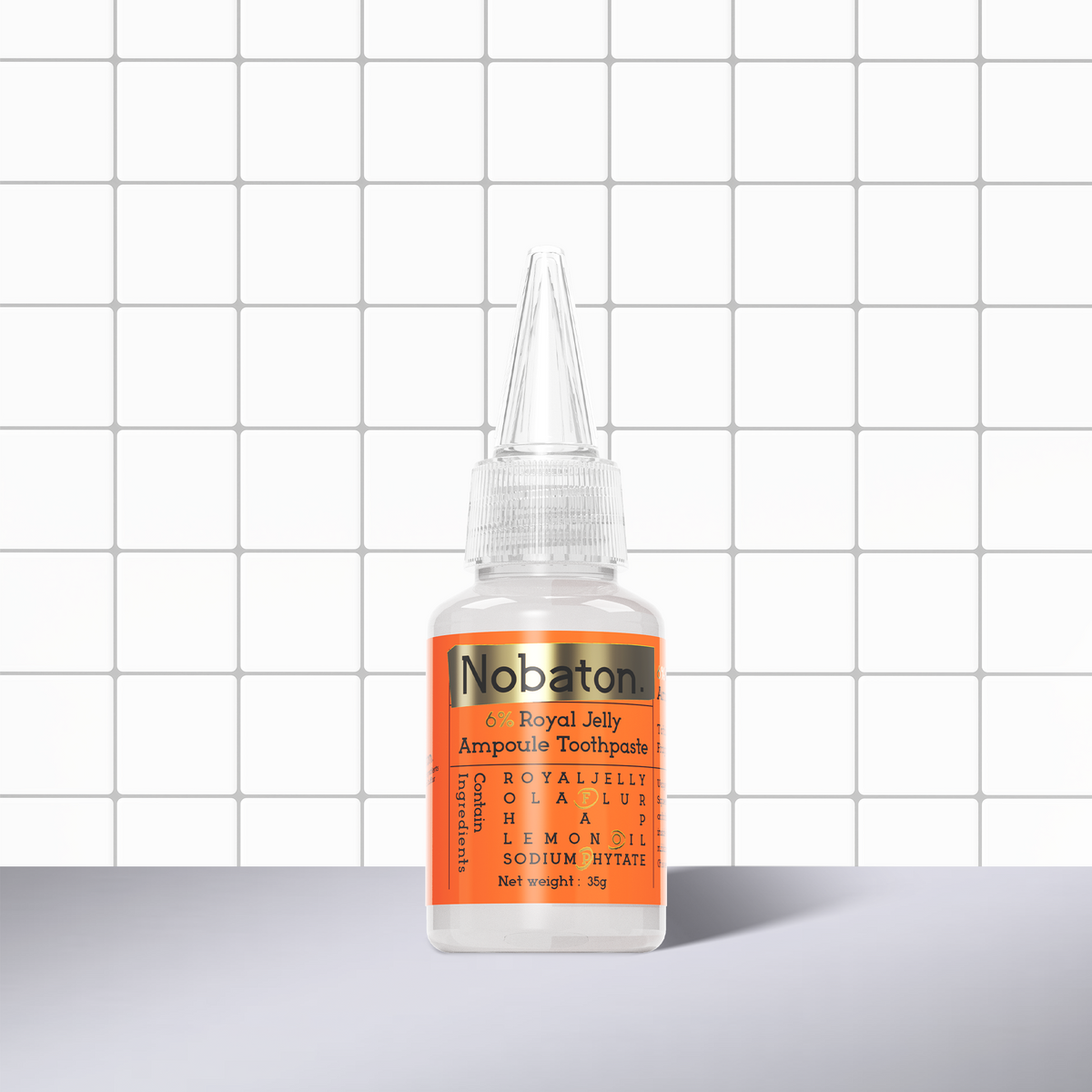 Nobaton. 6% Royal Jelly Ampoule Toothpaste