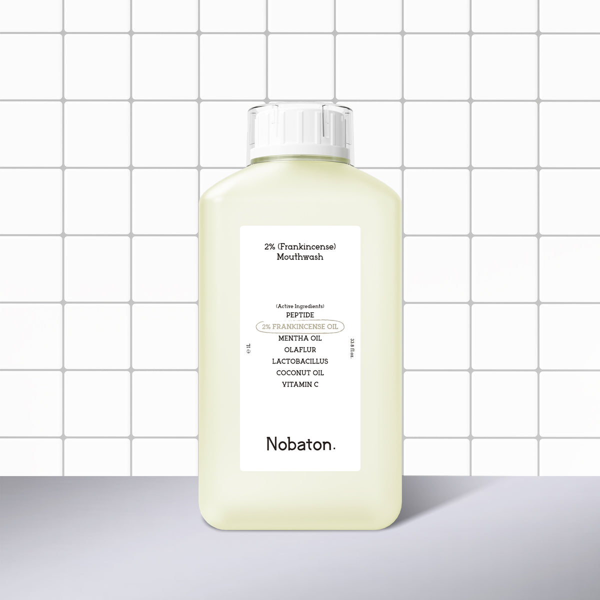 Nobaton. 2% Frankincense Mouthwash（（1L/33.8 fl.oz）