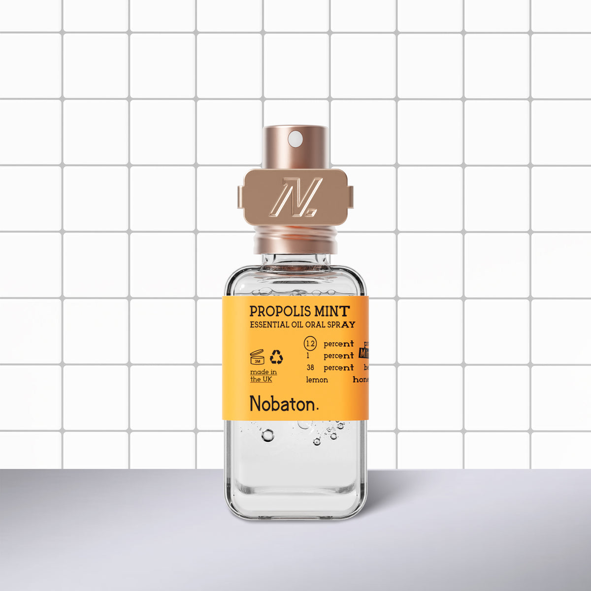 Nobaton. Propolis Mint Essential Oil Oral Oil
