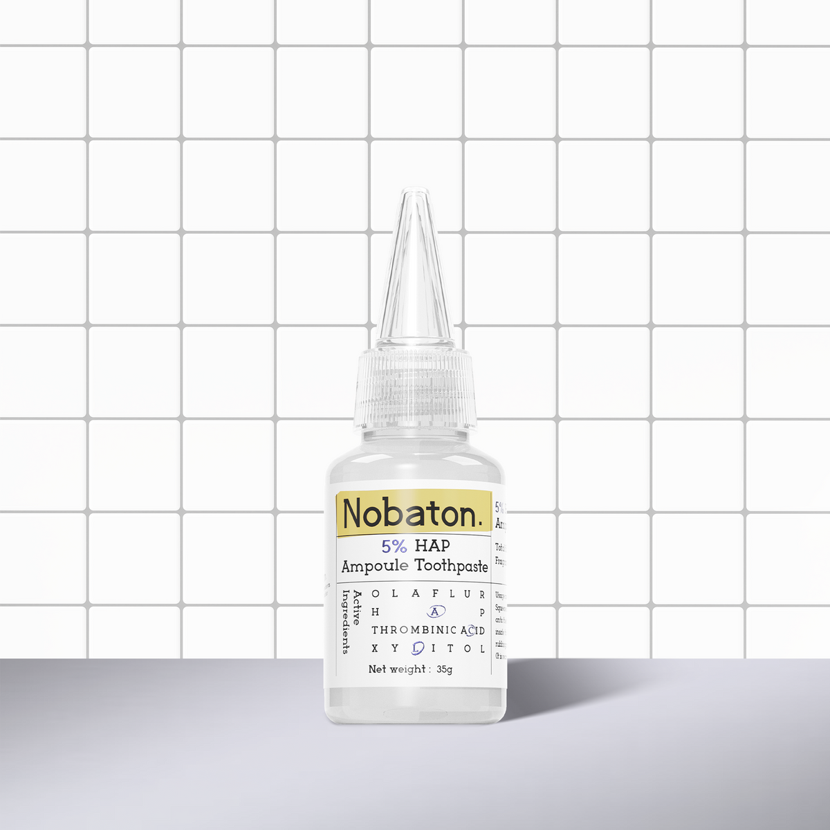 Nobaton. 5% HAP Ampoule Toothpaste