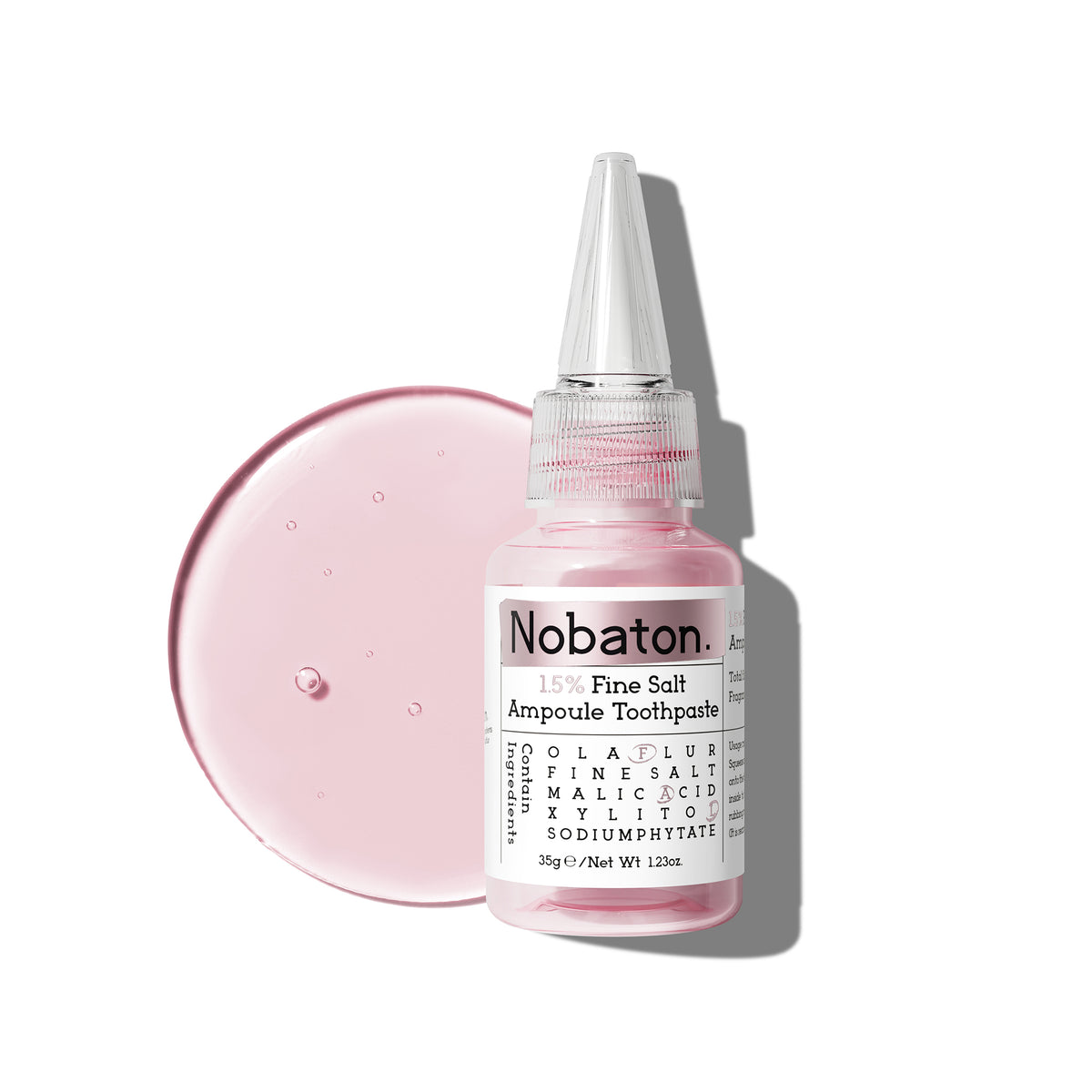 Nobaton. 1.5%Fine Salt Ampoule Toothpaste（35g/1.23 oz ×3）