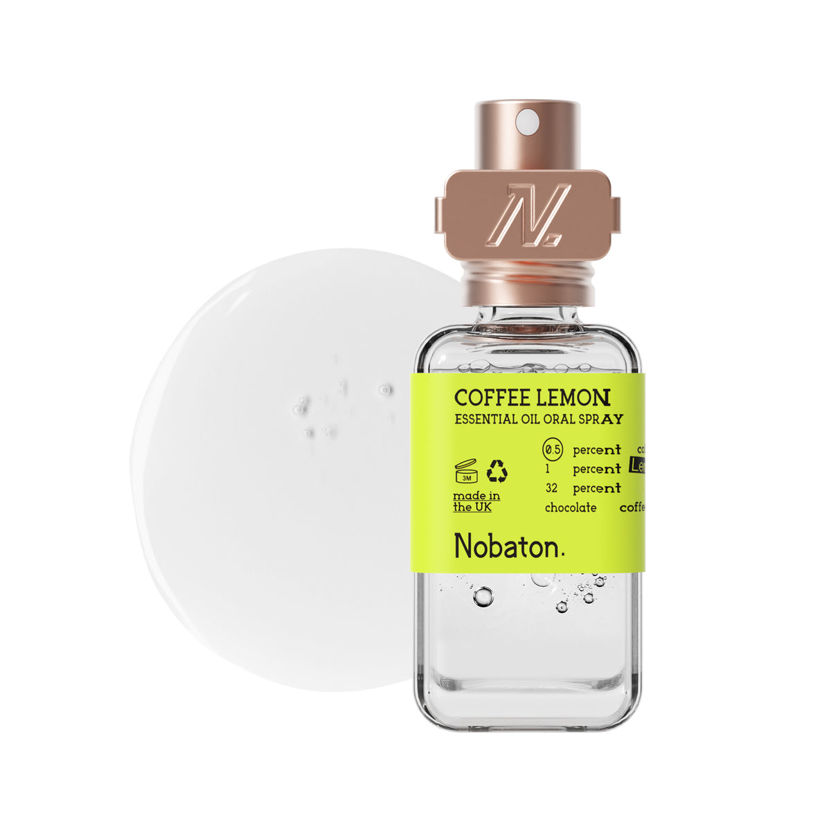 Nobaton. Coffee Lemon Essential Oil Oral Spray