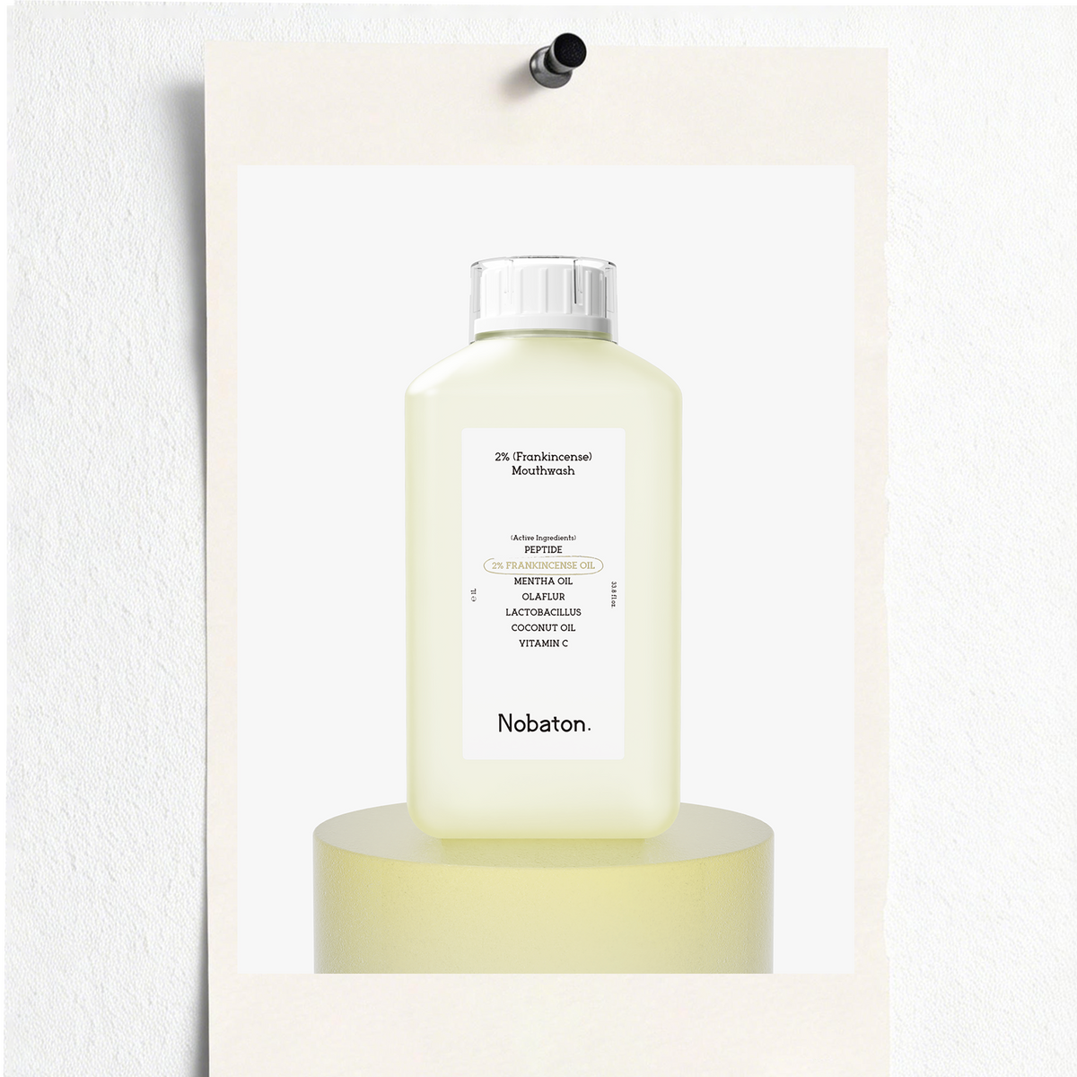 Nobaton. 2% Frankincense Mouthwash（（1L/33.8 fl.oz）