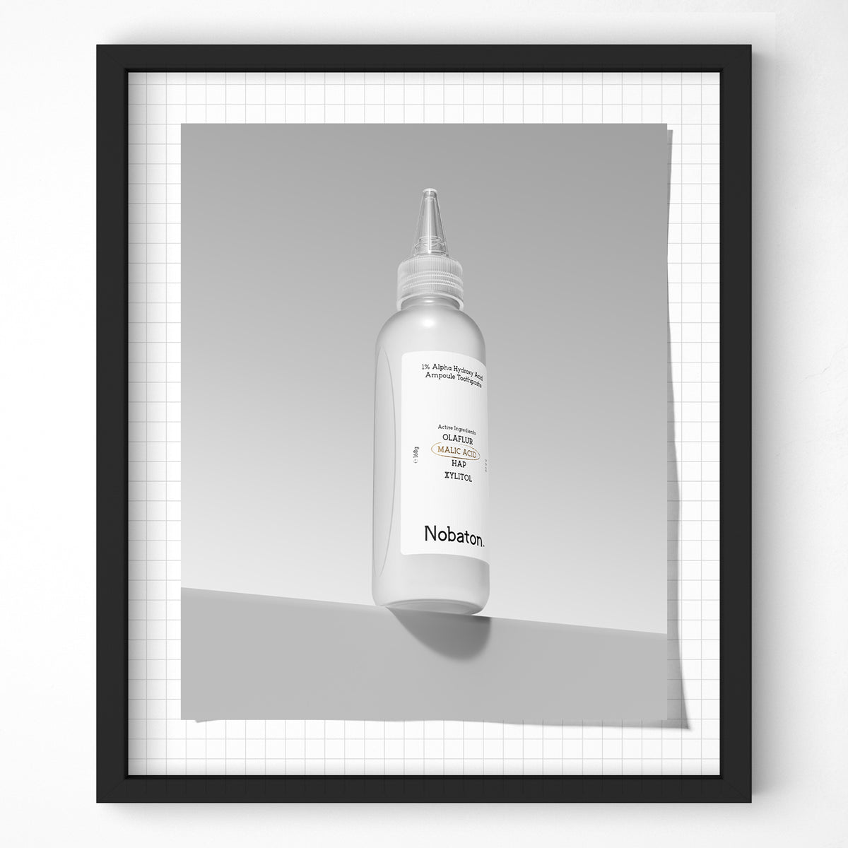 Nobaton. 1% Alpha Hydroxy Acid Ampoule Toothpaste（160g/5.6 oz）