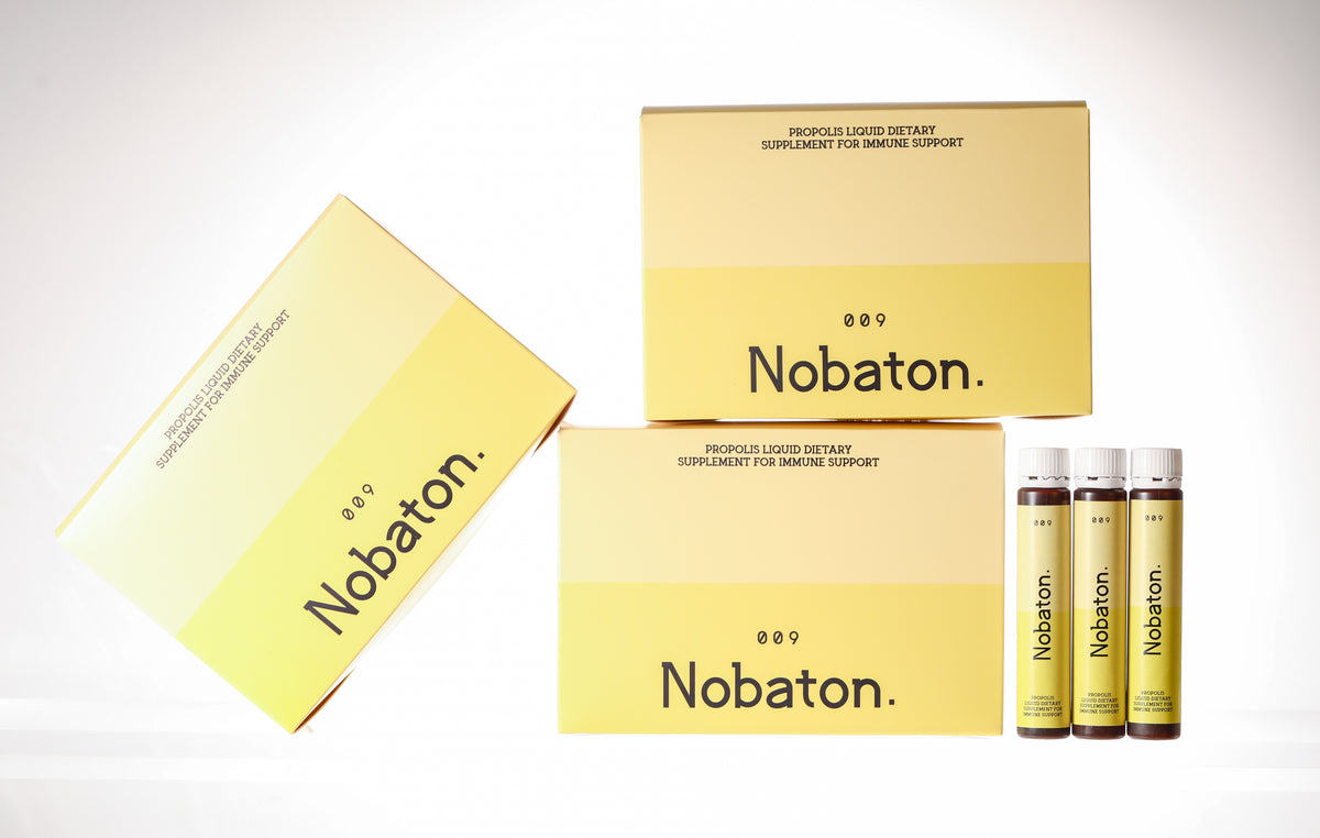 Nobaton。免疫力をサポートするプロポリス液体サプリメント