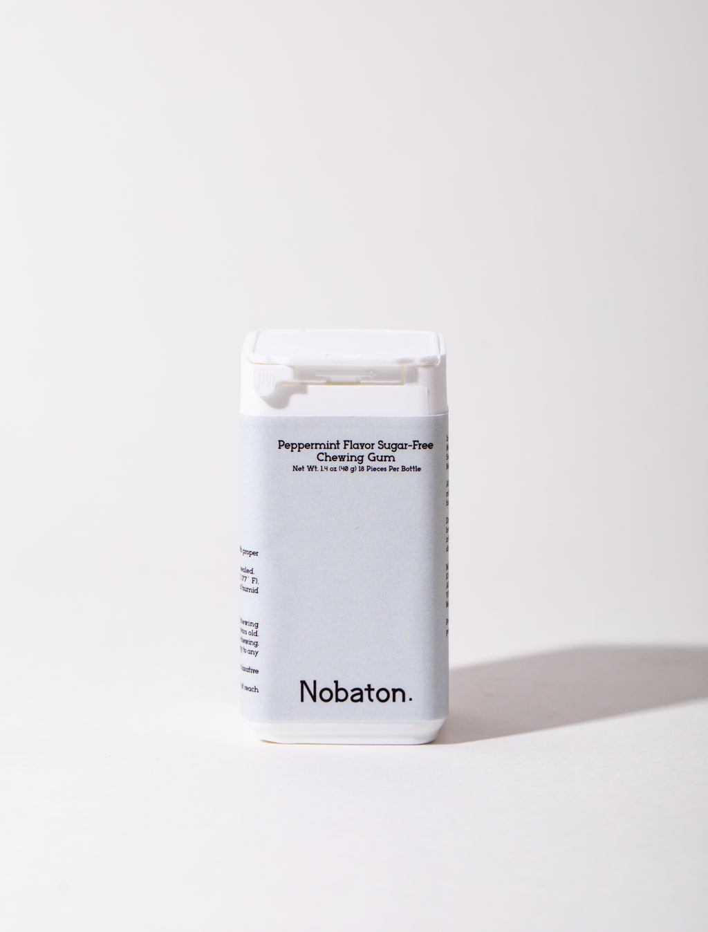 Nobaton Peppermint Flavor Sugar-Free Chewing Gum