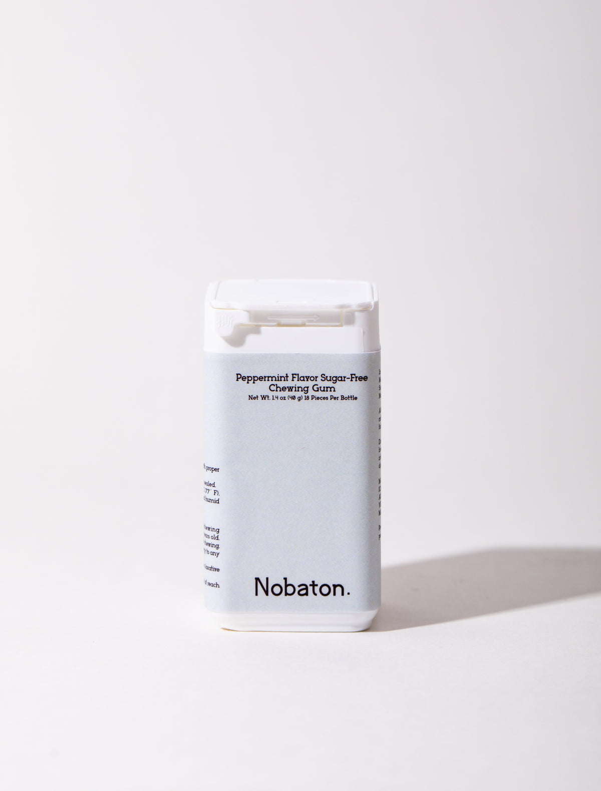 Nobaton Peppermint Flavor Sugar-Free Chewing Gum