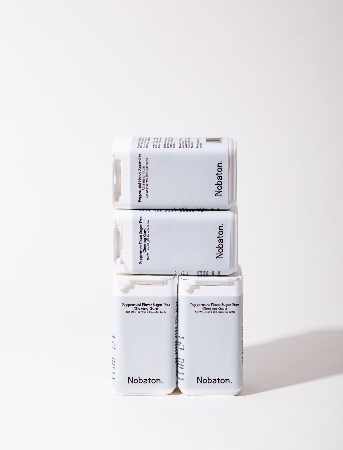 Nobaton Peppermint Flavor Sugar-Free Chewing Gum